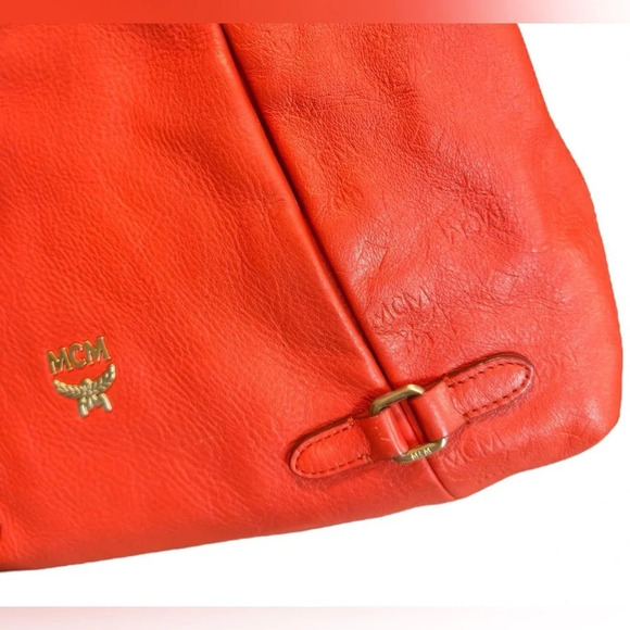 MCM | Coral Visetos Leather Bag - Picture 5 of 15
